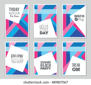 Abstract vector layout background set. For art template design, list, page, mockup brochure theme style, banner, idea, cover, booklet, print, flyer, book, blank, card, ad, sign, sheet, flyer, a4.