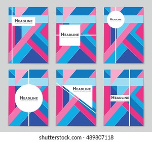 Abstract vector layout background set. For art template design, list, page, mockup brochure theme style, banner, idea, cover, booklet, print, flyer, book, blank, card, ad, sign, sheet, flyer, a4.
