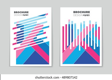 Abstract vector layout background set. For art template design, list, page, mockup brochure theme style, banner, idea, cover, booklet, print, flyer, book, blank, card, ad, sign, sheet, flyer, a4.
