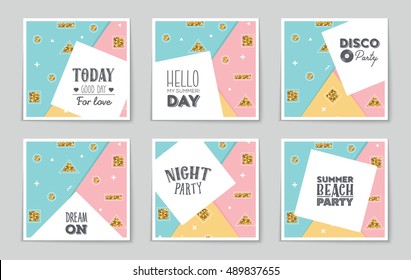 Abstract vector layout background set. For art template design, list, page, mockup brochure theme style, banner, idea, cover, booklet, print, flyer, book, blank, card, ad, sign, sheet, flyer, a4.