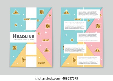 Abstract vector layout background set. For art template design, list, page, mockup brochure theme style, banner, idea, cover, booklet, print, flyer, book, blank, card, ad, sign, sheet, flyer, a4.
