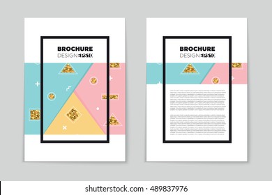 Abstract vector layout background set. For art template design, list, page, mockup brochure theme style, banner, idea, cover, booklet, print, flyer, book, blank, card, ad, sign, sheet, flyer, a4.