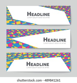 Abstract vector layout background set. For art template design, list, page, mockup brochure theme style, banner, idea, cover, booklet, print, flyer, book, blank, card, ad, sign, sheet, flyer, a4.