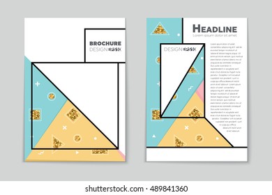 Abstract vector layout background set. For art template design, list, page, mockup brochure theme style, banner, idea, cover, booklet, print, flyer, book, blank, card, ad, sign, sheet, flyer, a4.