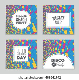 Abstract vector layout background set. For art template design, list, page, mockup brochure theme style, banner, idea, cover, booklet, print, flyer, book, blank, card, ad, sign, sheet, flyer, a4.