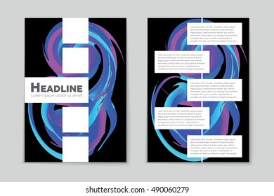 Abstract vector layout background set. For art template design, list, page, mockup brochure theme style, banner, idea, cover, booklet, print, flyer, book, blank, card, ad, sign, sheet, flyer, a4.