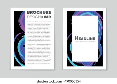 Abstract vector layout background set. For art template design, list, page, mockup brochure theme style, banner, idea, cover, booklet, print, flyer, book, blank, card, ad, sign, sheet, flyer, a4.