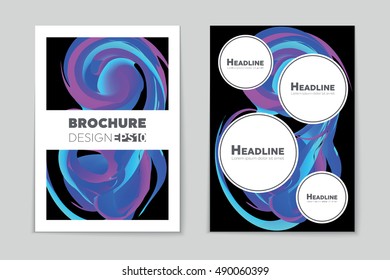 Abstract vector layout background set. For art template design, list, page, mockup brochure theme style, banner, idea, cover, booklet, print, flyer, book, blank, card, ad, sign, sheet, flyer, a4.