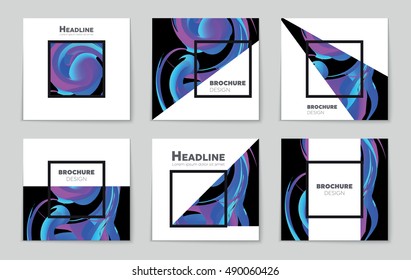 Abstract vector layout background set. For art template design, list, page, mockup brochure theme style, banner, idea, cover, booklet, print, flyer, book, blank, card, ad, sign, sheet, flyer, a4.