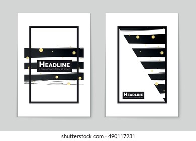 Abstract vector layout background set. For art template design, list, page, mockup brochure theme style, banner, idea, cover, booklet, print, flyer, book, blank, card, ad, sign, sheet, flyer, a4.