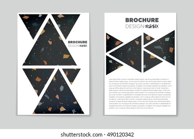 Abstract vector layout background set. For art template design, list, page, mockup brochure theme style, banner, idea, cover, booklet, print, flyer, book, blank, card, ad, sign, sheet, flyer, a4.