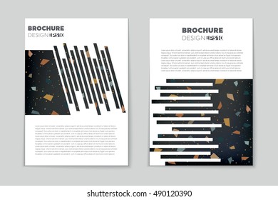 Abstract vector layout background set. For art template design, list, page, mockup brochure theme style, banner, idea, cover, booklet, print, flyer, book, blank, card, ad, sign, sheet, flyer, a4.
