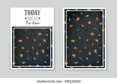 Abstract vector layout background set. For art template design, list, page, mockup brochure theme style, banner, idea, cover, booklet, print, flyer, book, blank, card, ad, sign, sheet, flyer, a4.