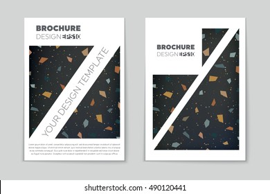 Abstract vector layout background set. For art template design, list, page, mockup brochure theme style, banner, idea, cover, booklet, print, flyer, book, blank, card, ad, sign, sheet, flyer, a4.