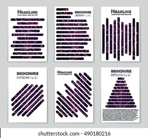 Abstract vector layout background set. For art template design, list, page, mockup brochure theme style, banner, idea, cover, booklet, print, flyer, book, blank, card, ad, sign, sheet, flyer, a4.