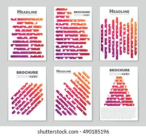 Abstract vector layout background set. For art template design, list, page, mockup brochure theme style, banner, idea, cover, booklet, print, flyer, book, blank, card, ad, sign, sheet, flyer, a4.
