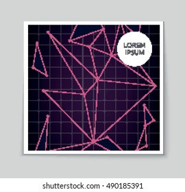 Abstract vector layout background set. For art template design, list, page, mockup brochure theme style, banner, idea, cover, booklet, print, flyer, book, blank, card, ad, sign, sheet, flyer, a4.