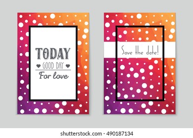 Abstract vector layout background set. For art template design, list, page, mockup brochure theme style, banner, idea, cover, booklet, print, flyer, book, blank, card, ad, sign, sheet, flyer, a4.