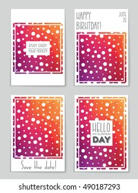 Abstract vector layout background set. For art template design, list, page, mockup brochure theme style, banner, idea, cover, booklet, print, flyer, book, blank, card, ad, sign, sheet, flyer, a4.