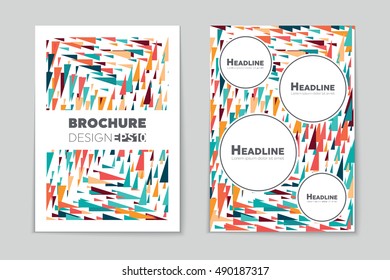 Abstract vector layout background set. For art template design, list, page, mockup brochure theme style, banner, idea, cover, booklet, print, flyer, book, blank, card, ad, sign, sheet, flyer, a4.