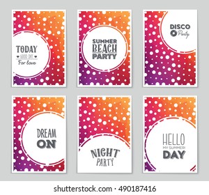 Abstract vector layout background set. For art template design, list, page, mockup brochure theme style, banner, idea, cover, booklet, print, flyer, book, blank, card, ad, sign, sheet, flyer, a4.