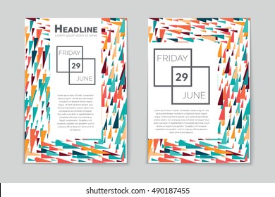 Abstract vector layout background set. For art template design, list, page, mockup brochure theme style, banner, idea, cover, booklet, print, flyer, book, blank, card, ad, sign, sheet, flyer, a4.