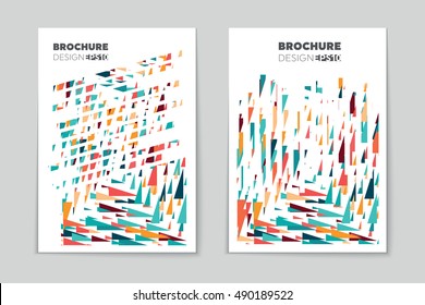 Abstract vector layout background set. For art template design, list, page, mockup brochure theme style, banner, idea, cover, booklet, print, flyer, book, blank, card, ad, sign, sheet, flyer, a4.