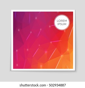 Abstract vector layout background set. For art template design, list, page, mockup brochure theme style, banner, idea, cover, booklet, print, flyer, book, blank, card, ad, sign, sheet, flyer, a4.