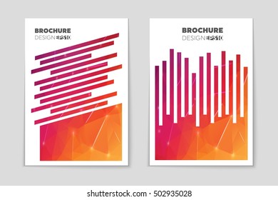 Abstract vector layout background set. For art template design, list, page, mockup brochure theme style, banner, idea, cover, booklet, print, flyer, book, blank, card, ad, sign, sheet, flyer, a4.