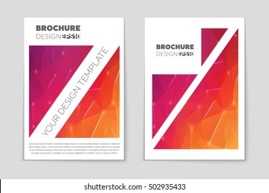 Abstract vector layout background set. For art template design, list, page, mockup brochure theme style, banner, idea, cover, booklet, print, flyer, book, blank, card, ad, sign, sheet, flyer, a4.