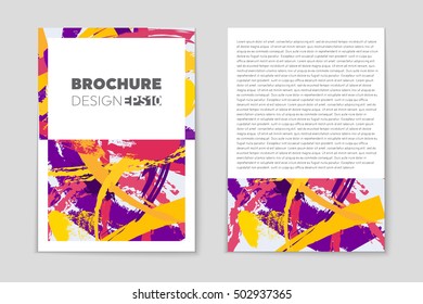 Abstract vector layout background set. For art template design, list, page, mockup brochure theme style, banner, idea, cover, booklet, print, flyer, book, blank, card, ad, sign, sheet, flyer, a4.