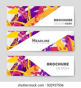 Abstract vector layout background set. For art template design, list, page, mockup brochure theme style, banner, idea, cover, booklet, print, flyer, book, blank, card, ad, sign, sheet, flyer, a4.