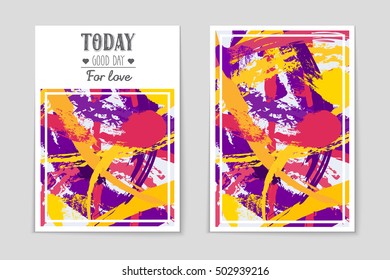 Abstract vector layout background set. For art template design, list, page, mockup brochure theme style, banner, idea, cover, booklet, print, flyer, book, blank, card, ad, sign, sheet, flyer, a4.