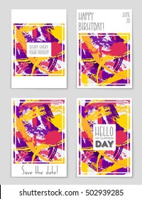 Abstract vector layout background set. For art template design, list, page, mockup brochure theme style, banner, idea, cover, booklet, print, flyer, book, blank, card, ad, sign, sheet, flyer, a4.