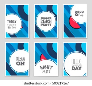 Abstract vector layout background set. For art template design, list, page, mockup brochure theme style, banner, idea, cover, booklet, print, flyer, book, blank, card, ad, sign, sheet, flyer, a4.