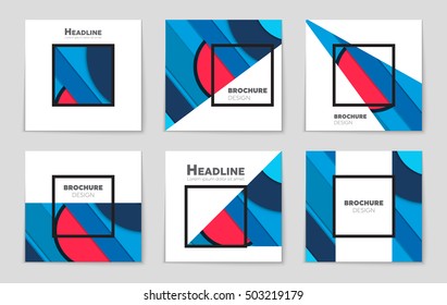 Abstract vector layout background set. For art template design, list, page, mockup brochure theme style, banner, idea, cover, booklet, print, flyer, book, blank, card, ad, sign, sheet, flyer, a4.