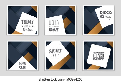 Abstract vector layout background set. For art template design, list, page, mockup brochure theme style, banner, idea, cover, booklet, print, flyer, book, blank, card, ad, sign, sheet, flyer, a4.