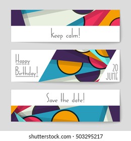Abstract vector layout background set. For art template design, list, page, mockup brochure theme style, banner, idea, cover, booklet, print, flyer, book, blank, card, ad, sign, sheet, flyer, a4.
