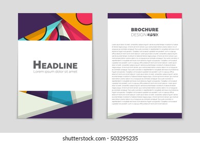 Abstract vector layout background set. For art template design, list, page, mockup brochure theme style, banner, idea, cover, booklet, print, flyer, book, blank, card, ad, sign, sheet, flyer, a4.