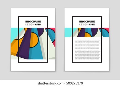Abstract vector layout background set. For art template design, list, page, mockup brochure theme style, banner, idea, cover, booklet, print, flyer, book, blank, card, ad, sign, sheet, flyer, a4.
