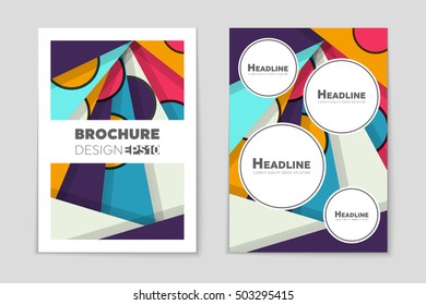 Abstract vector layout background set. For art template design, list, page, mockup brochure theme style, banner, idea, cover, booklet, print, flyer, book, blank, card, ad, sign, sheet, flyer, a4.