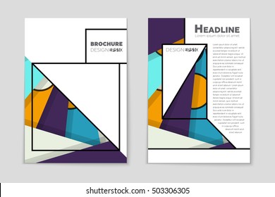Abstract vector layout background set. For art template design, list, page, mockup brochure theme style, banner, idea, cover, booklet, print, flyer, book, blank, card, ad, sign, sheet, flyer, a4.