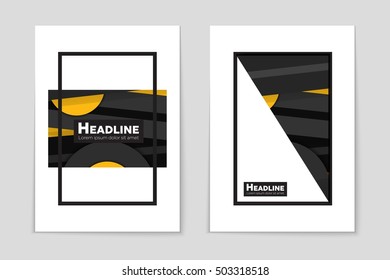 Abstract vector layout background set. For art template design, list, page, mockup brochure theme style, banner, idea, cover, booklet, print, flyer, book, blank, card, ad, sign, sheet, flyer, a4.