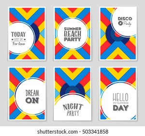 Abstract vector layout background set. For art template design, list, page, mockup brochure theme style, banner, idea, cover, booklet, print, flyer, book, blank, card, ad, sign, sheet, flyer, a4.