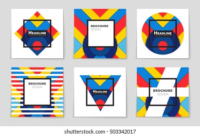 Abstract vector layout background set. For art template design, list, page, mockup brochure theme style, banner, idea, cover, booklet, print, flyer, book, blank, card, ad, sign, sheet, flyer, a4.