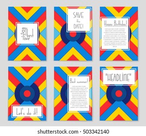 Abstract vector layout background set. For art template design, list, page, mockup brochure theme style, banner, idea, cover, booklet, print, flyer, book, blank, card, ad, sign, sheet, flyer, a4.