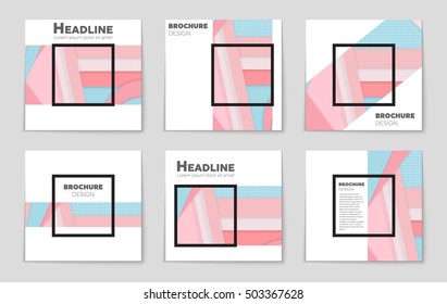 Abstract vector layout background set. For art template design, list, page, mockup brochure theme style, banner, idea, cover, booklet, print, flyer, book, blank, card, ad, sign, sheet, flyer, a4.
