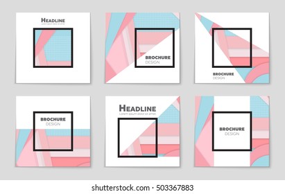 Abstract vector layout background set. For art template design, list, page, mockup brochure theme style, banner, idea, cover, booklet, print, flyer, book, blank, card, ad, sign, sheet, flyer, a4.