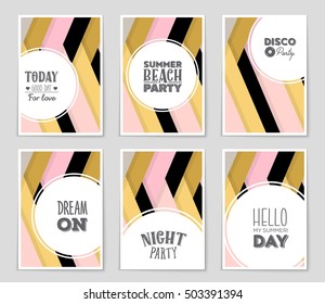 Abstract vector layout background set. For art template design, list, page, mockup brochure theme style, banner, idea, cover, booklet, print, flyer, book, blank, card, ad, sign, sheet, flyer, a4.