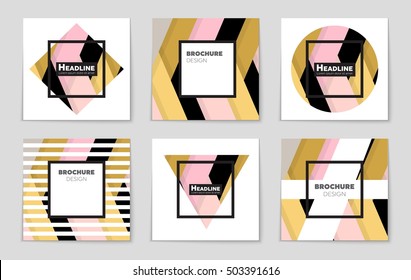 Abstract vector layout background set. For art template design, list, page, mockup brochure theme style, banner, idea, cover, booklet, print, flyer, book, blank, card, ad, sign, sheet, flyer, a4.